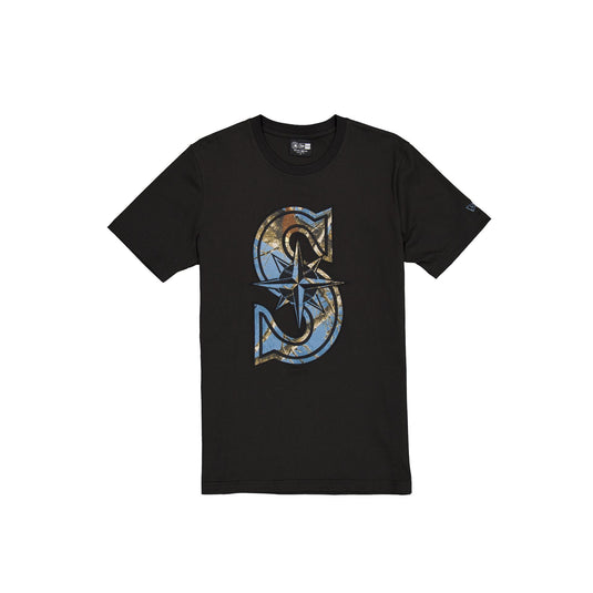 Seattle Mariners Black Realtree T-Shirt - New Era Cap