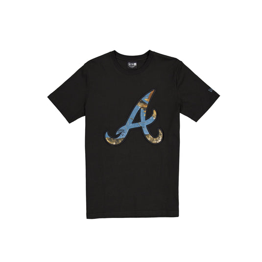Atlanta Braves Black Realtree T-Shirt - New Era Cap