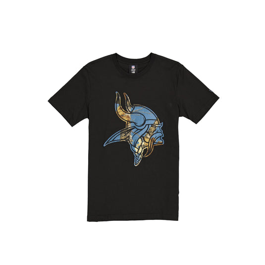Minnesota Vikings Black Realtree T-Shirt - New Era Cap
