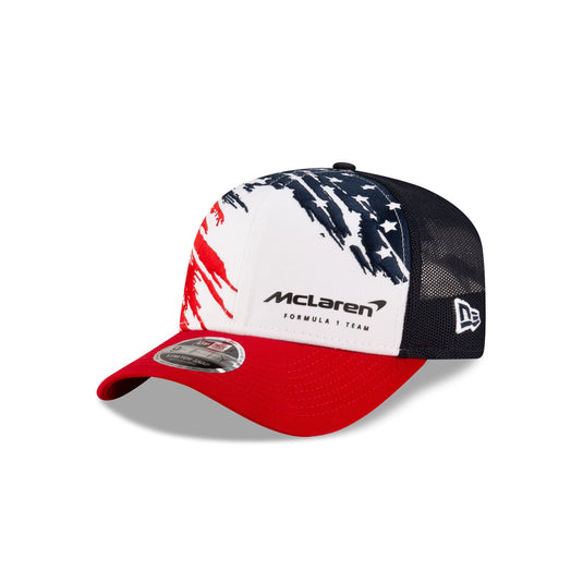 2024 Austin Race Special McLaren Formula 1 Team 9FIFTY Stretch-Snap Trucker Hat - New Era Cap