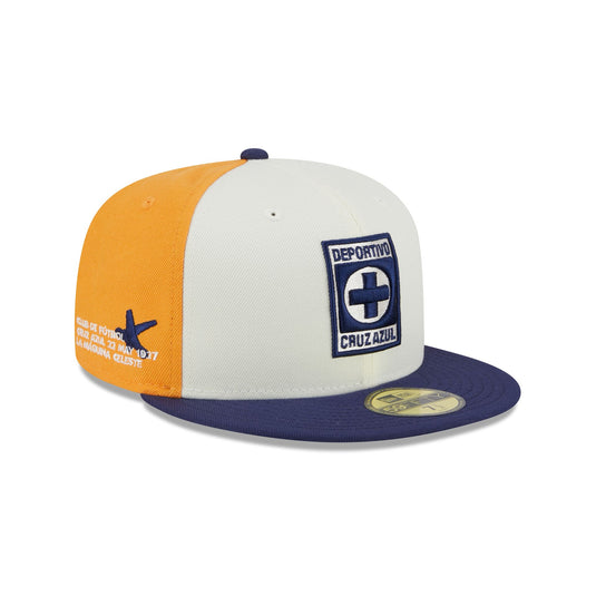 Cruz Azul Retro Logo 59FIFTY Fitted Hat - New Era Cap