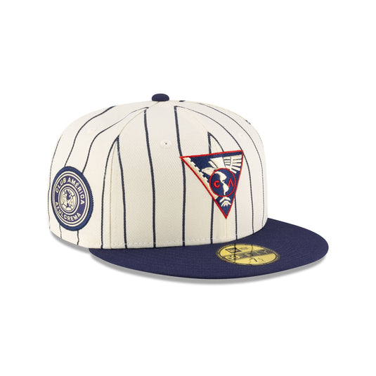 Club América Retro Pinstripe 59FIFTY Fitted Hat - New Era Cap