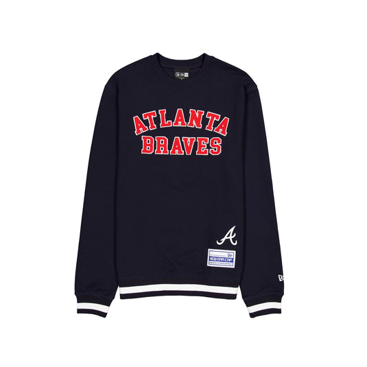 Atlanta Braves Team Color Logo Select Crewneck - New Era Cap