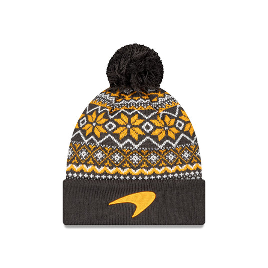 McLaren Formula 1 Team Gray Pom Knit Hat - New Era Cap