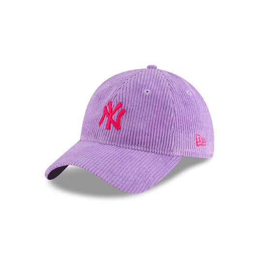 New York Yankees Women's Lavender Cord 9TWENTY Adjustable Hat - New Era Cap