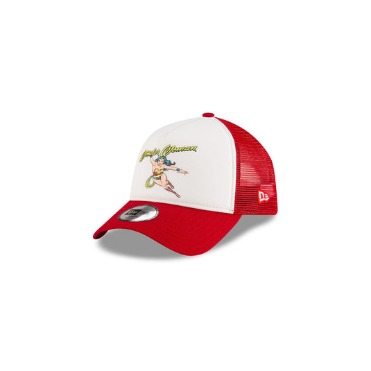 Wonder Woman Kids Scarlet 9FORTY A-Frame Trucker Hat - New Era Cap