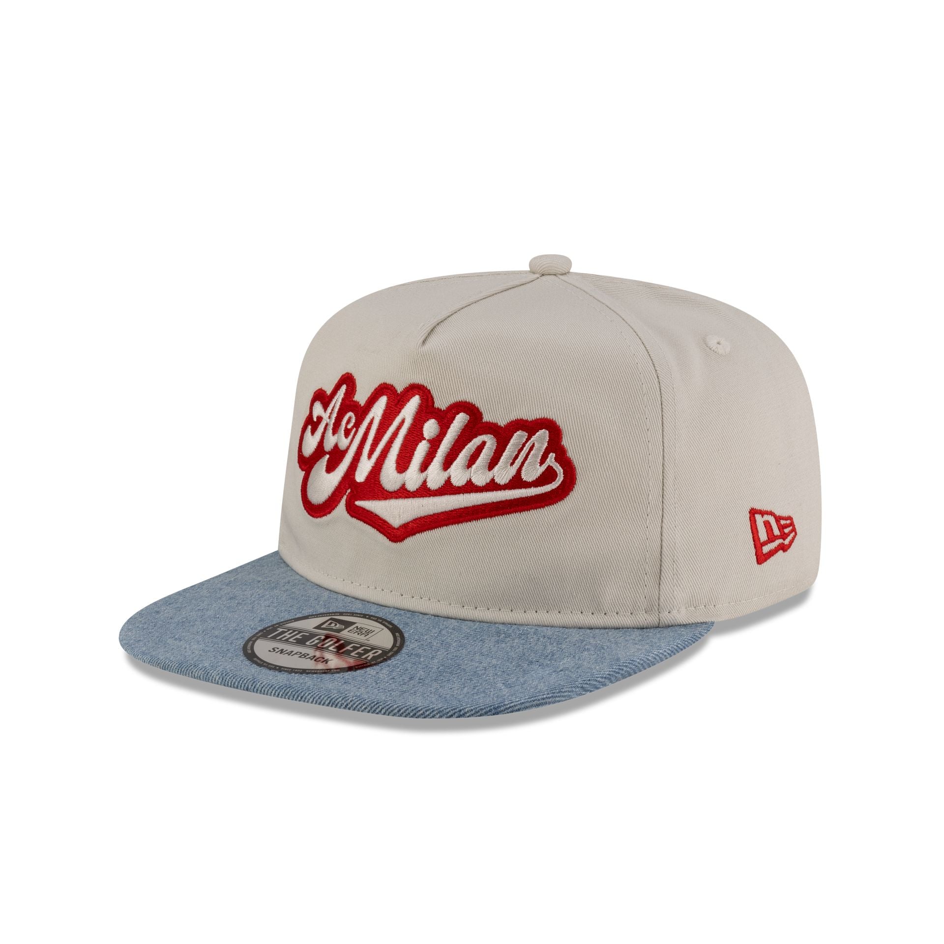 AC Milan Denim Visor Golfer Hat – New Era Cap