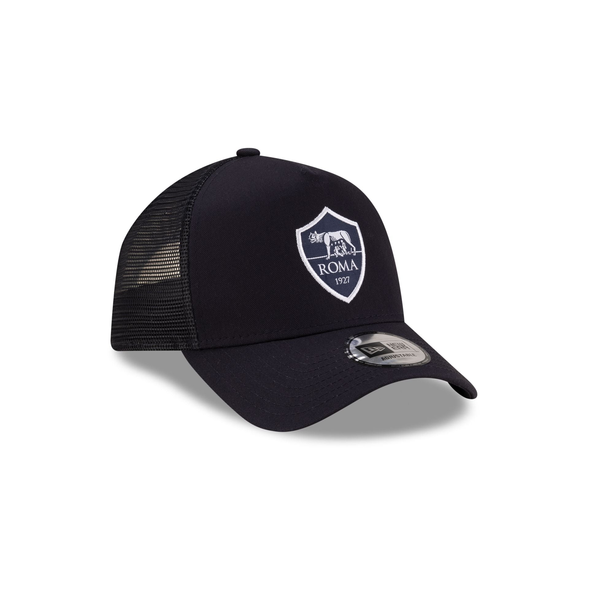AS Roma Seasonal Navy 9FORTY A-Frame Trucker Hat