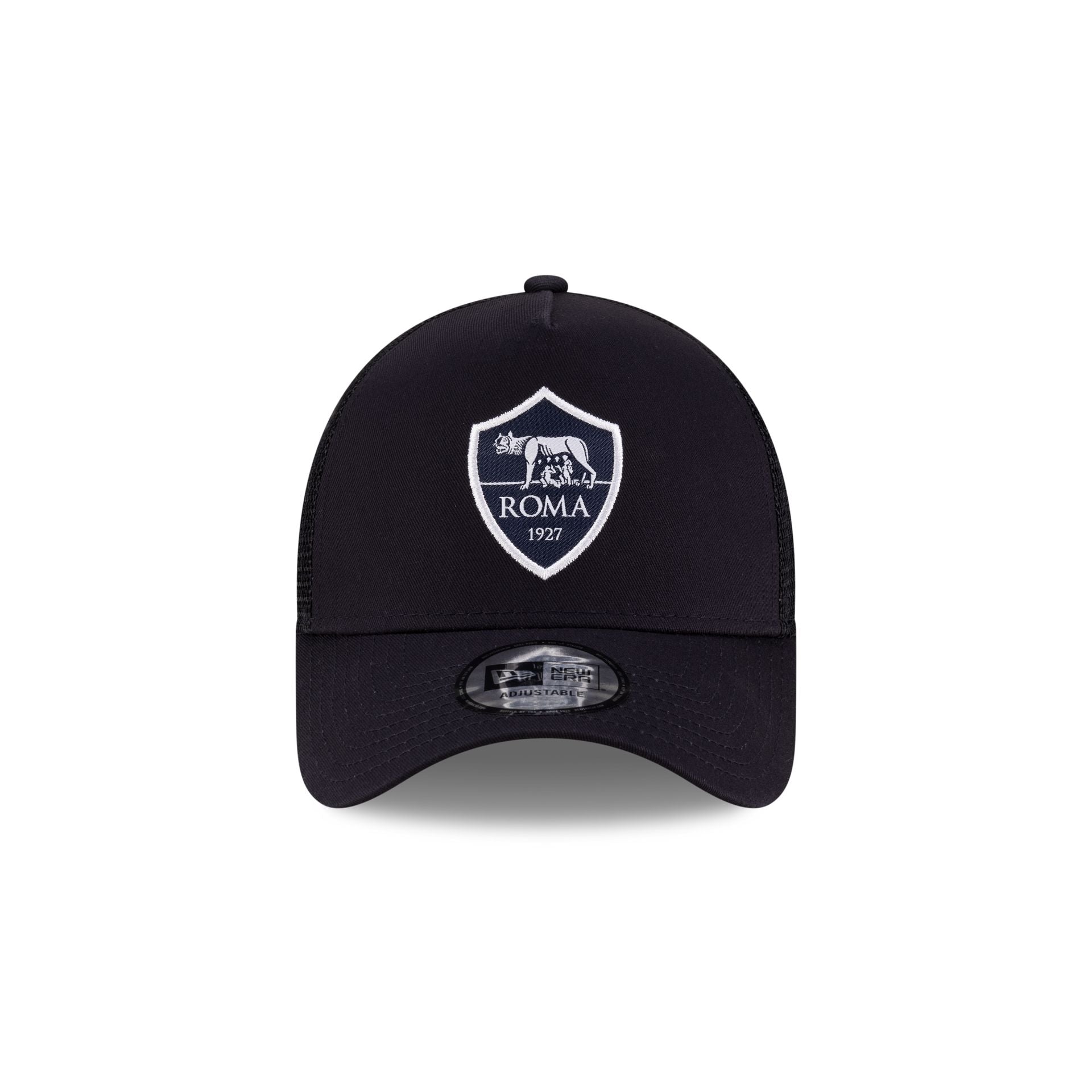 AS Roma Seasonal Navy 9FORTY A-Frame Trucker Hat
