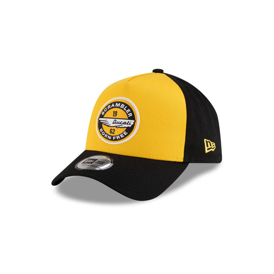 Ducati Lenovo Team MotoGP Yellow 9FORTY A-Frame Trucker Hat - New Era Cap