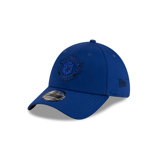 Manchester United FC Royal 39THIRTY Stretch Fit Hat - New Era Cap