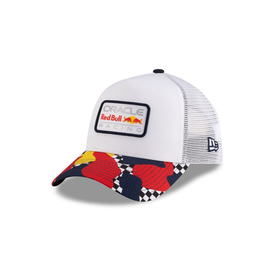 Oracle Red Bull Racing Abstract 9FORTY A-Frame Trucker Hat - New Era Cap