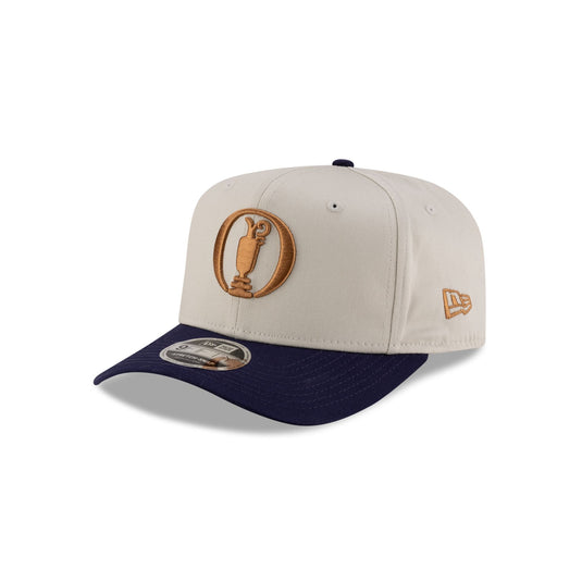 The Open Championships Stone Navy 9FIFTY Stretch-Snap Hat - New Era Cap