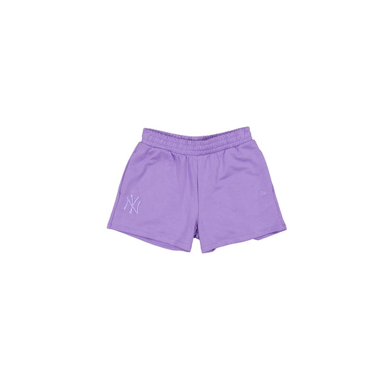 New York Yankees Women's High Waisted Mauve Shorts - New Era Cap