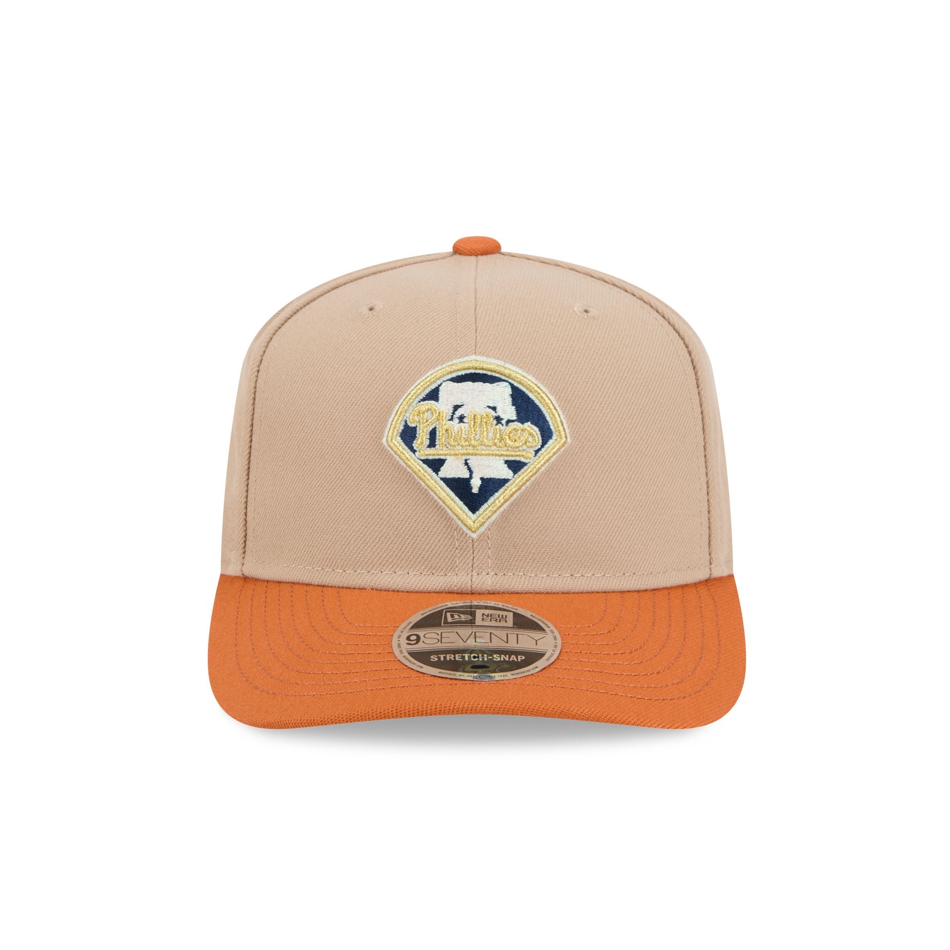 Philadelphia Phillies Sandy Rust 9SEVENTY Snapback Hat