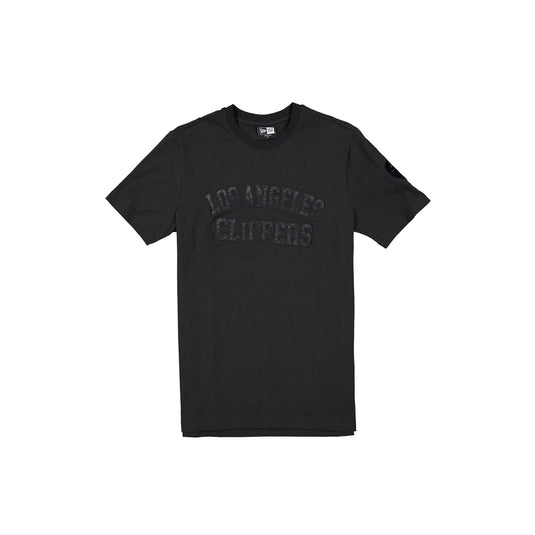 Los Angeles Clippers Black on Black Logo Select T-Shirt - New Era Cap