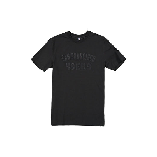 San Francisco 49ers Black on Black Logo Select T-Shirt - New Era Cap