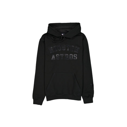 Houston Astros Black on Black Logo Select Hoodie - New Era Cap