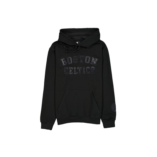 Boston Celtics Black on Black Logo Select Hoodie - New Era Cap