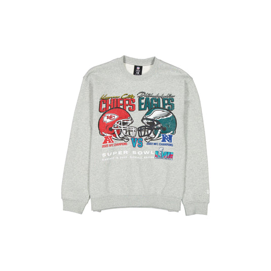 NFL Super Bowl LVII Sport Classics Sport Classics Gray Crewneck - New Era Cap