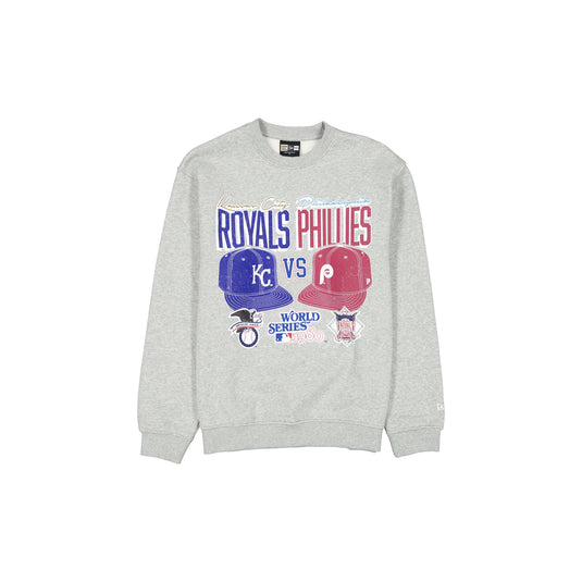 MLB 1980 World Series Sport Classics Gray Crewneck - New Era Cap