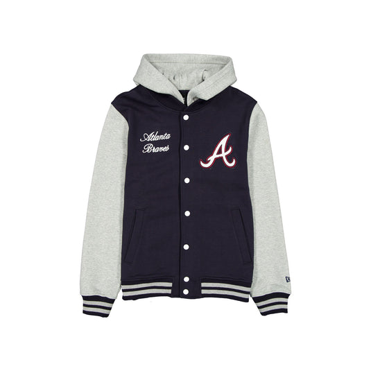 Atlanta Braves Throwback Prep Jacket - New Era Cap
