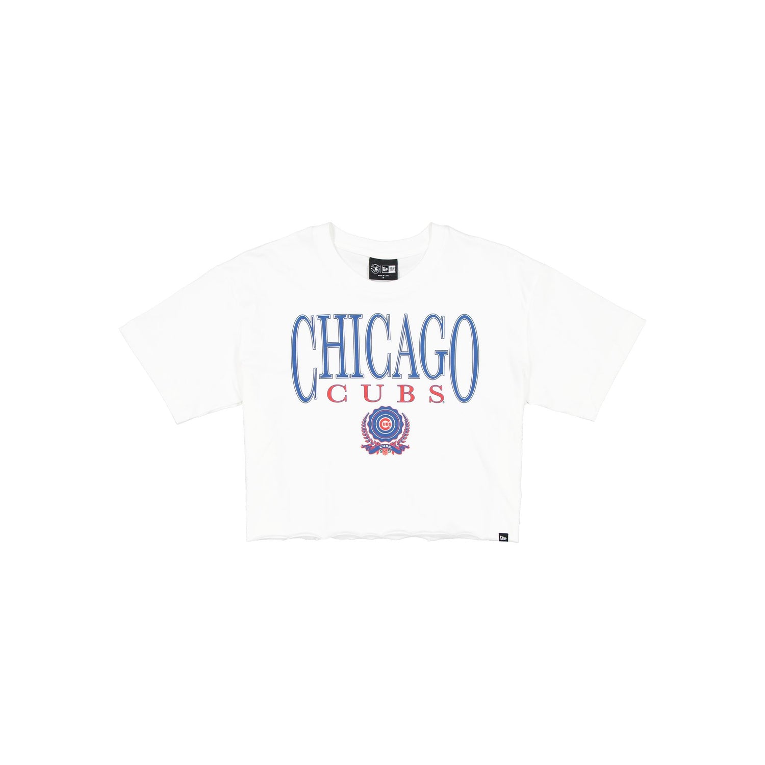 Chicago Cubs Throwback Prep Women's Cropped T-Shirt