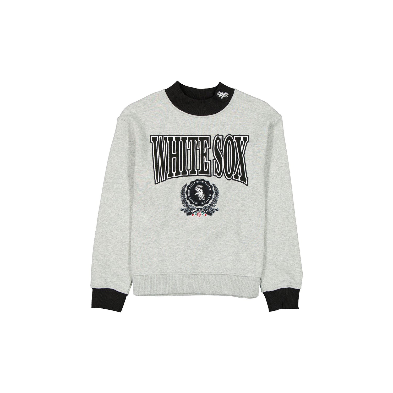 Chicago White Sox Throwback Prep Women's Mockneck Sweatshirt
