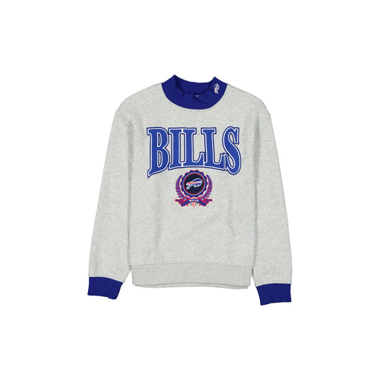 Buffalo Bills Throwback Prep Women's Mockneck Sweatshirt - New Era Cap