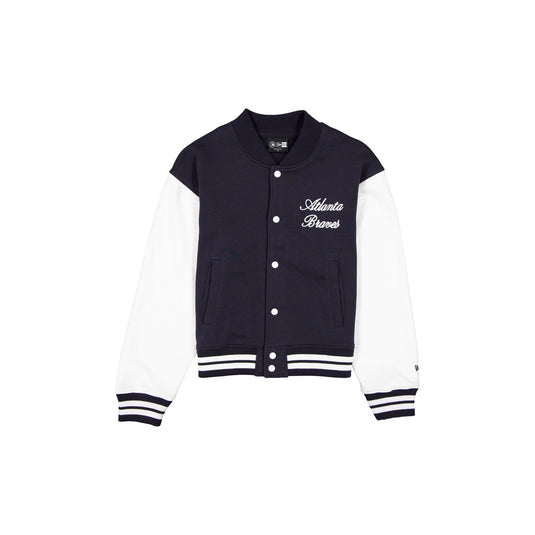 Atlanta Braves Throwback Prep Women's Jacket - New Era Cap