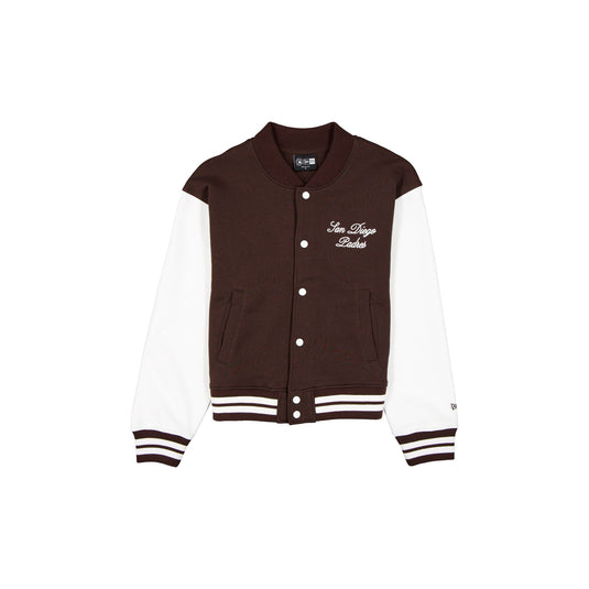 San Diego Padres Throwback Prep Women's Jacket - New Era Cap