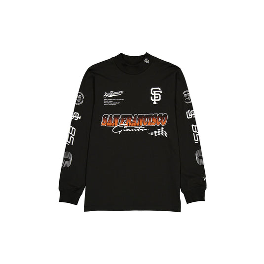 San Francisco Giants Modern Speed Black Long Sleeve T-Shirt - New Era Cap
