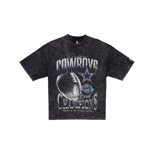 Dallas Cowboys Super Bowl XXVII Champions Sport Classics Black T-Shirt - New Era Cap