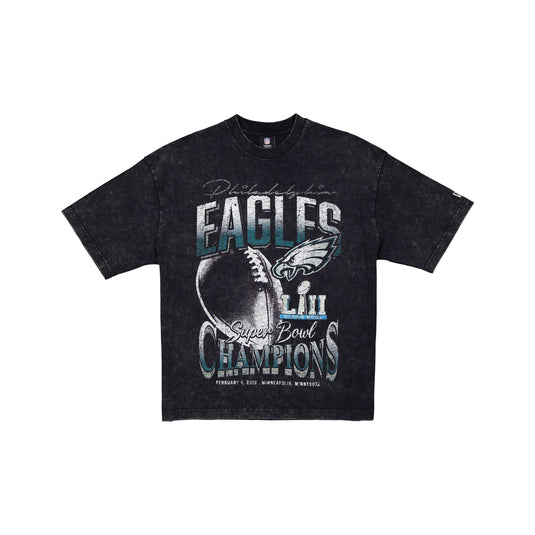 Philadelphia Eagles Super Bowl LII Champions Sport Classics Black T-Shirt - New Era Cap