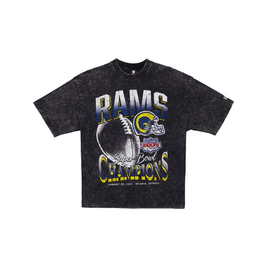 Los Angeles Rams Super Bowl XXXIV Champions Sport Classics Black T-Shirt - New Era Cap