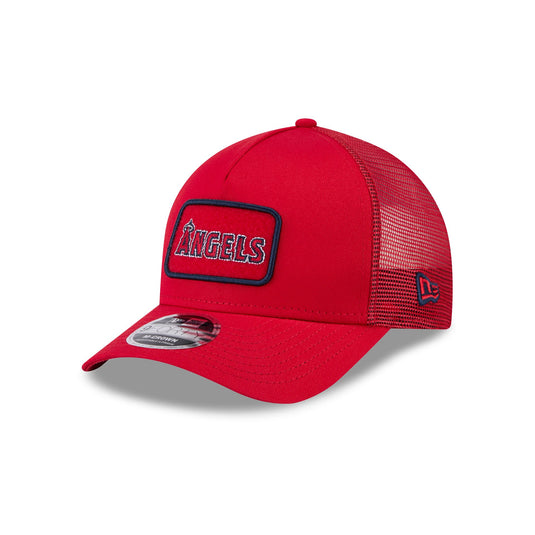 Los Angeles Angels Tonal Patch 9FORTY M-Crown A-Frame Trucker Hat - New Era Cap
