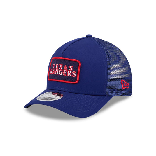 Texas Rangers Tonal Patch 9FORTY M-Crown A-Frame Trucker Hat - New Era Cap