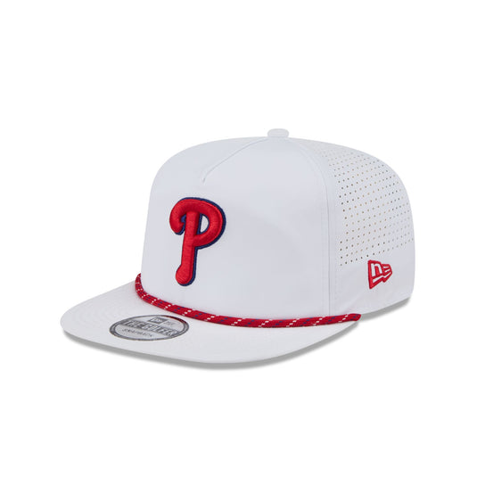 Philadelphia Phillies Optic White Performance Rope Golfer Hat - New Era Cap