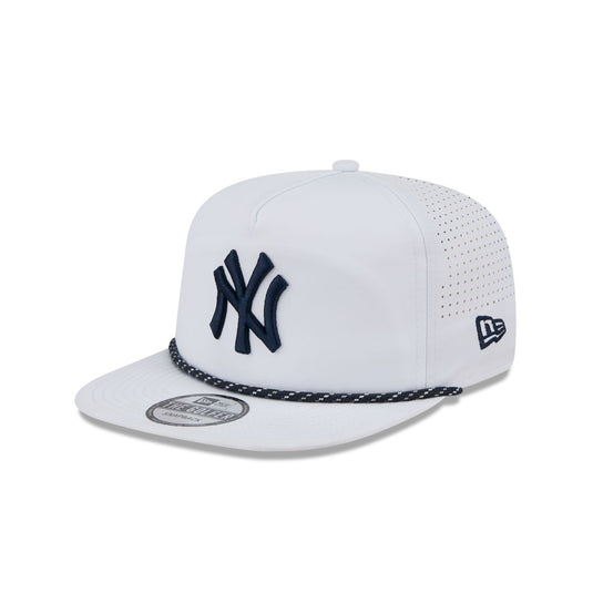 New York Yankees Optic White Performance Rope Golfer Hat - New Era Cap