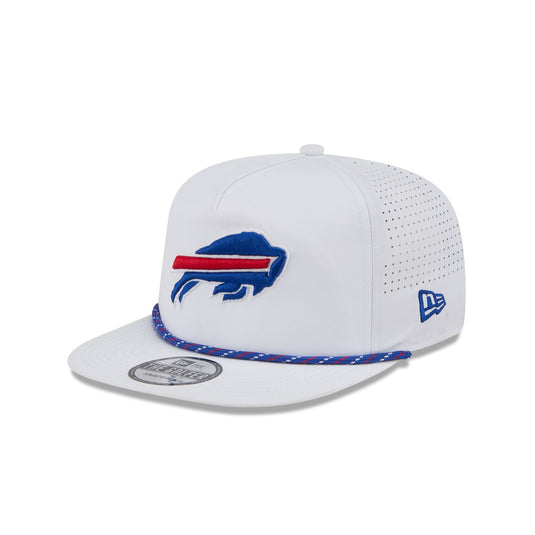 Buffalo Bills Optic White Performance Rope Golfer Hat - New Era Cap