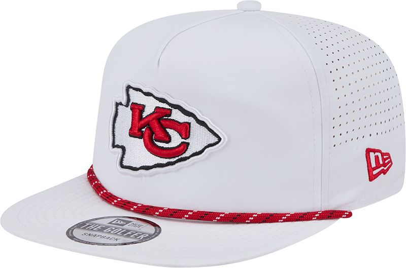 Kansas City Chiefs Optic White Performance Rope Golfer Hat