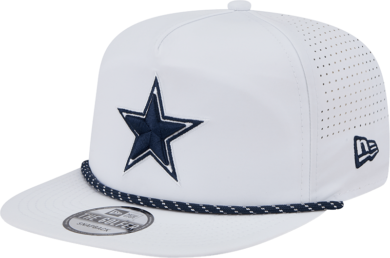 Dallas Cowboys Optic White Performance Rope Golfer Hat
