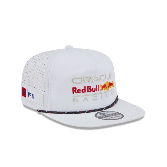 Oracle Red Bull Racing Optic White Performance Rope Golfer Hat - New Era Cap