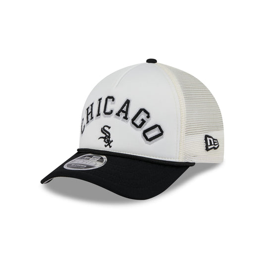Chicago White Sox Chrome Arch 9FORTY M-Crown A-Frame Trucker Hat - New Era Cap
