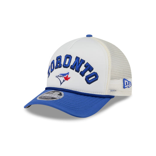 Toronto Blue Jays Chrome Arch 9FORTY M-Crown A-Frame Trucker Hat - New Era Cap