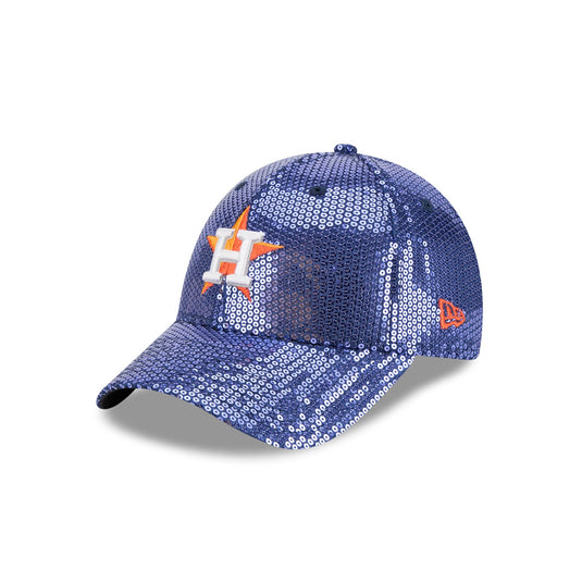 Houston Astros Sequin Women's 9FORTY Adjustable Hat - New Era Cap