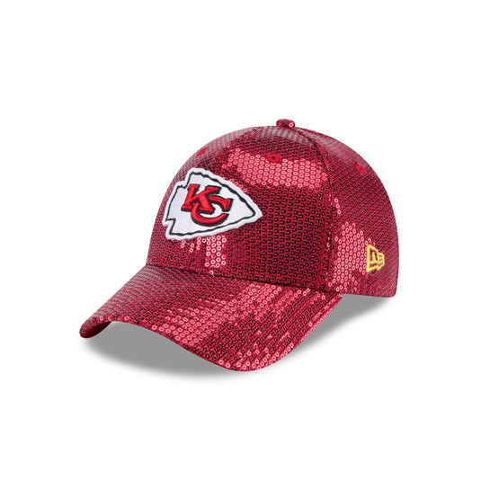 Kansas City Chiefs Sequin Women's 9FORTY Adjustable Hat - New Era Cap