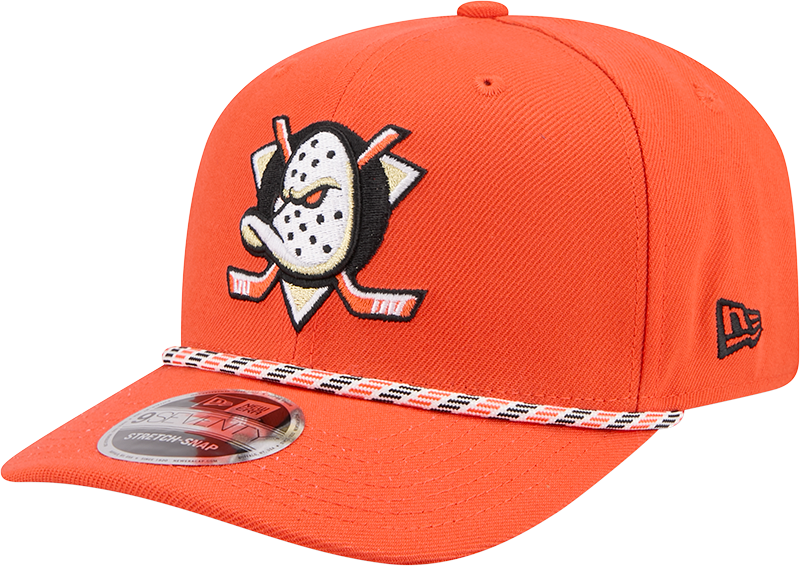Anaheim Ducks Multicolor Rope 9SEVENTY Stretch-Snap Hat