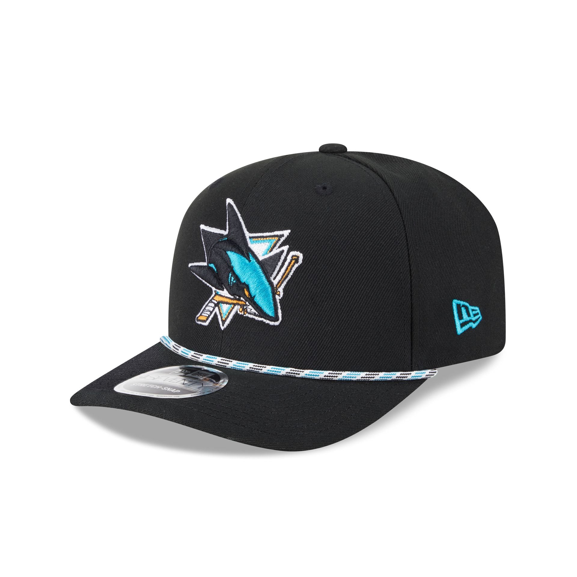 San Jose Sharks Multicolor Rope 9SEVENTY Stretch-Snap Hat – New