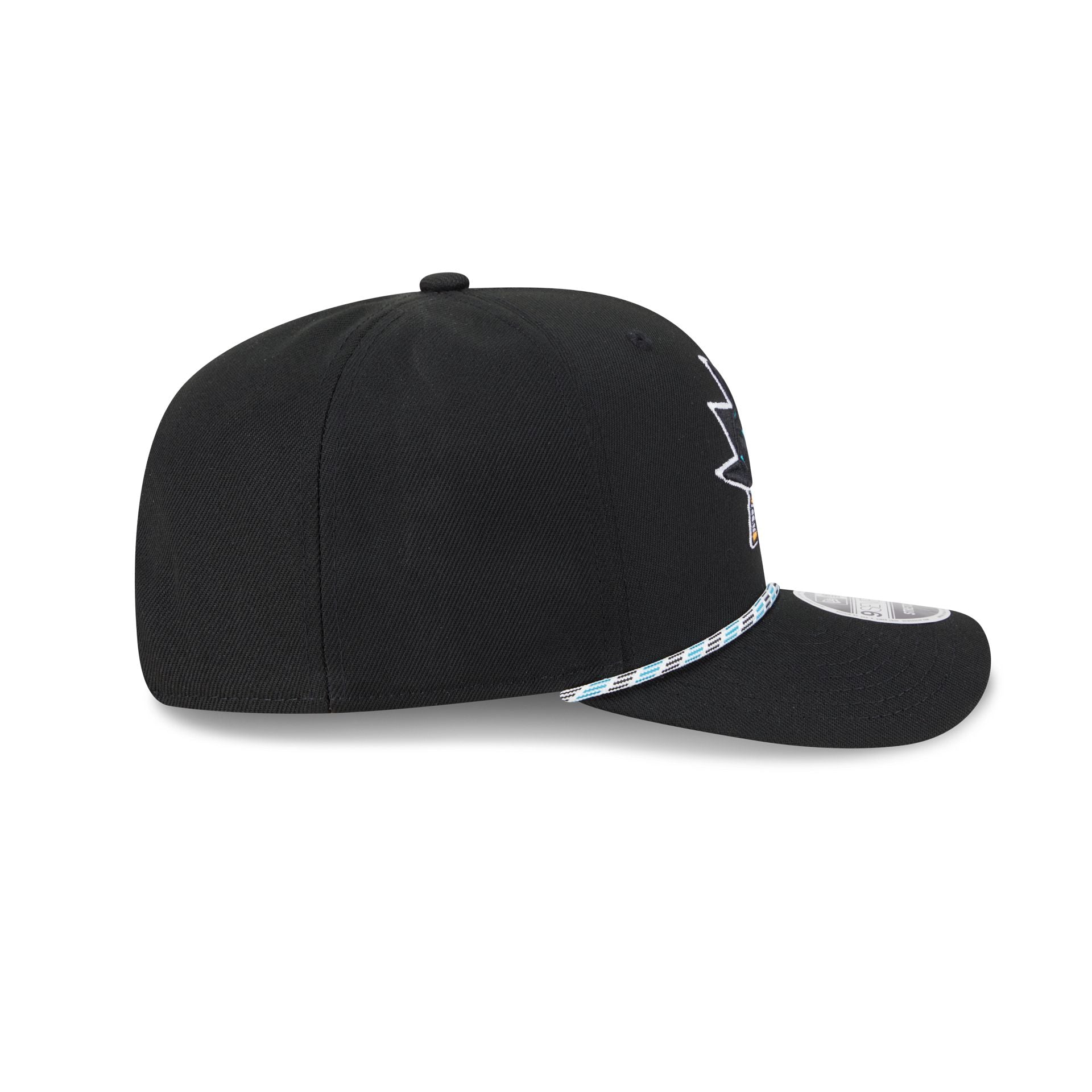 San Jose Sharks Multicolor Rope 9SEVENTY Stretch-Snap Hat – New